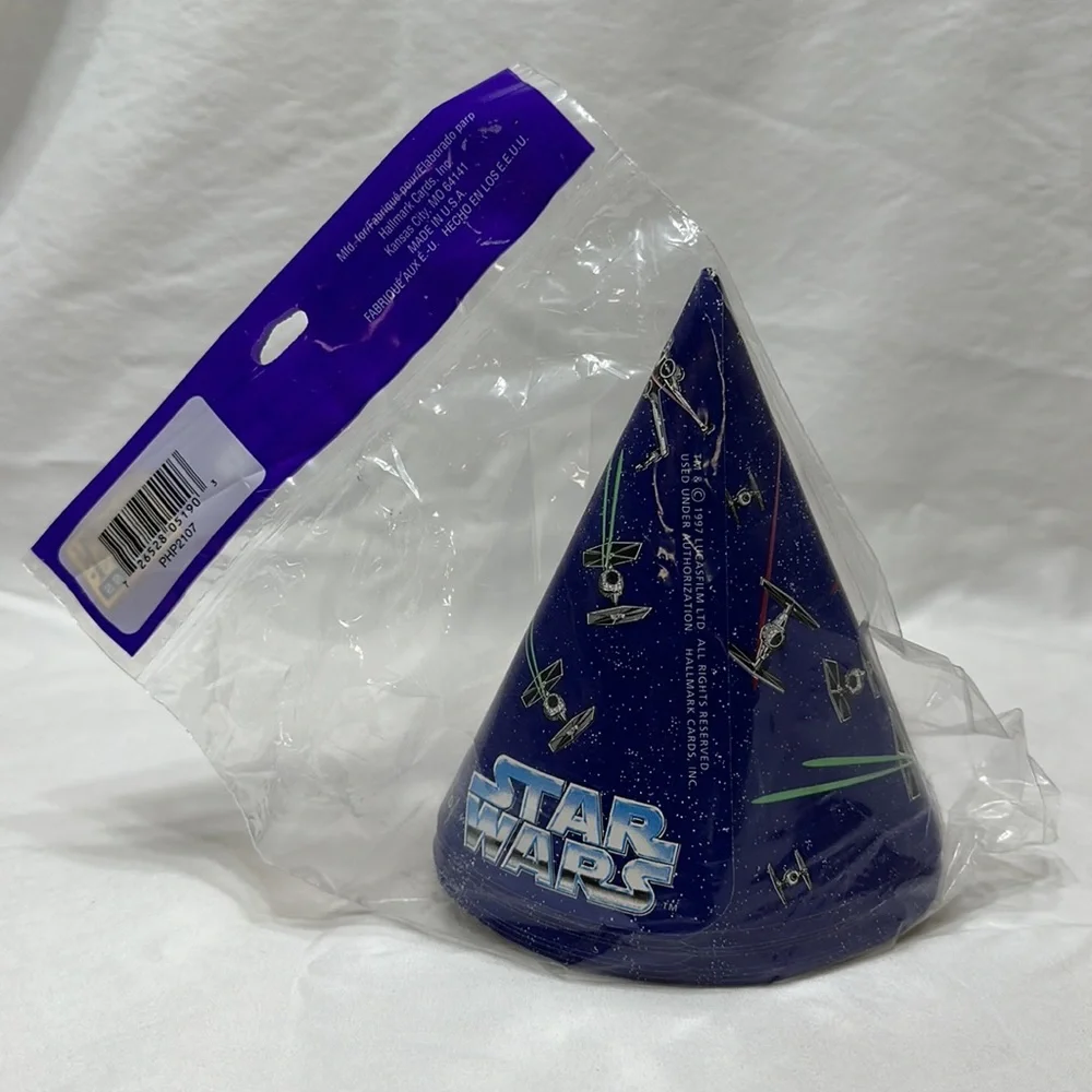 Vintage Star Wars party hats & blowouts set